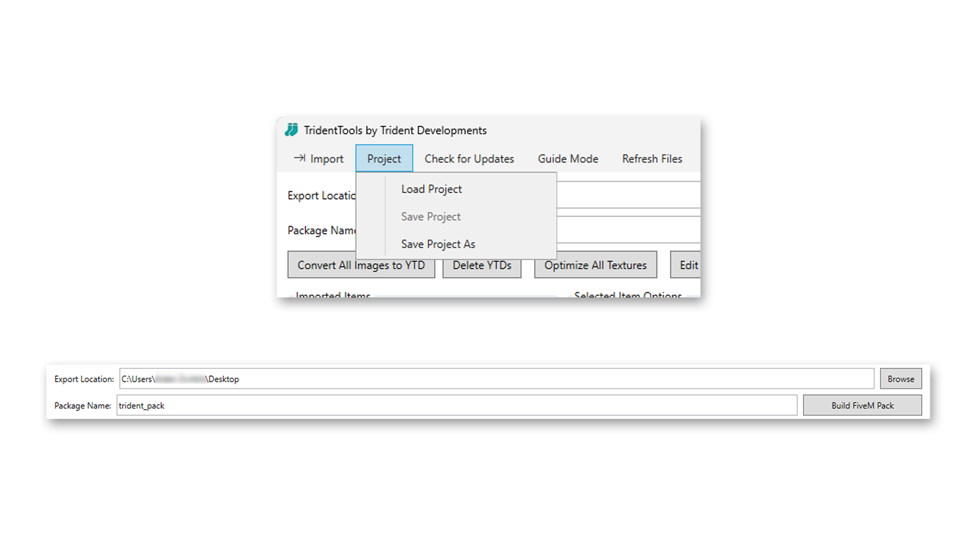 SCREENSHOT: build output with final package